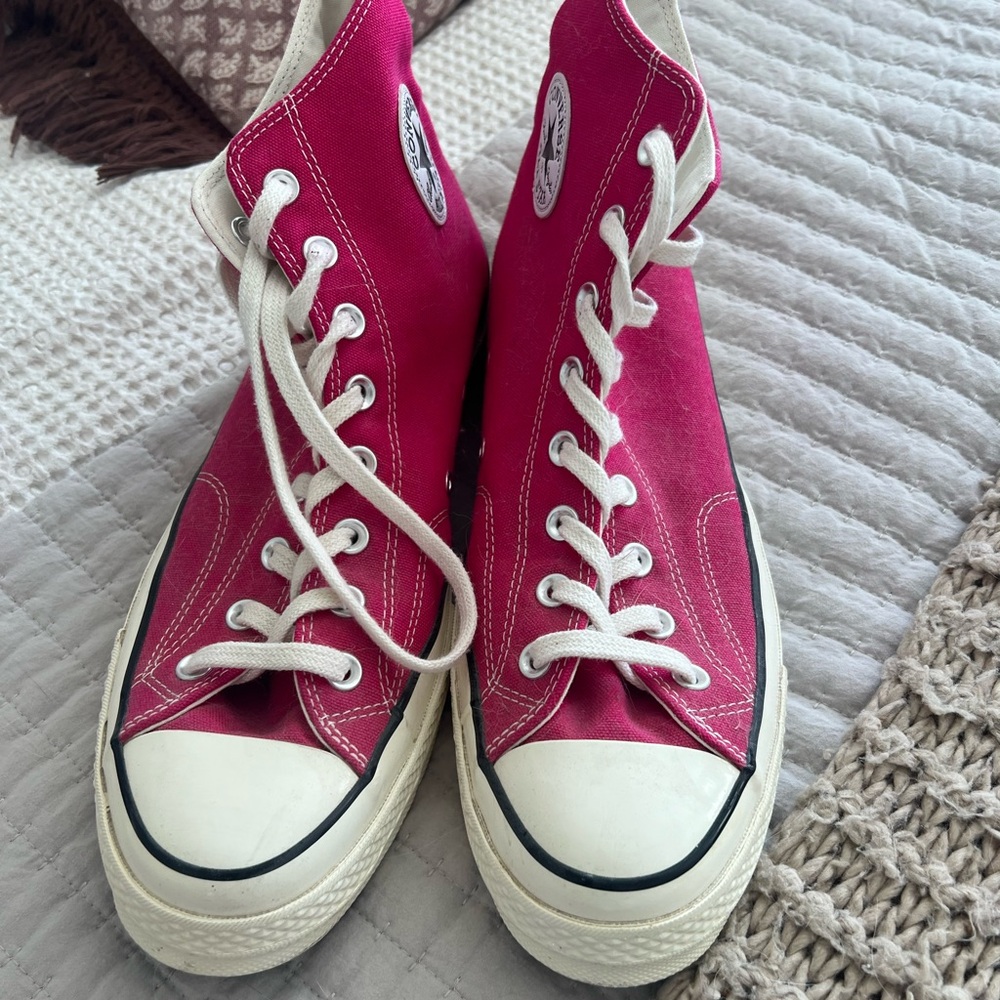 Men’s pink chuck Taylor’s- limited edition